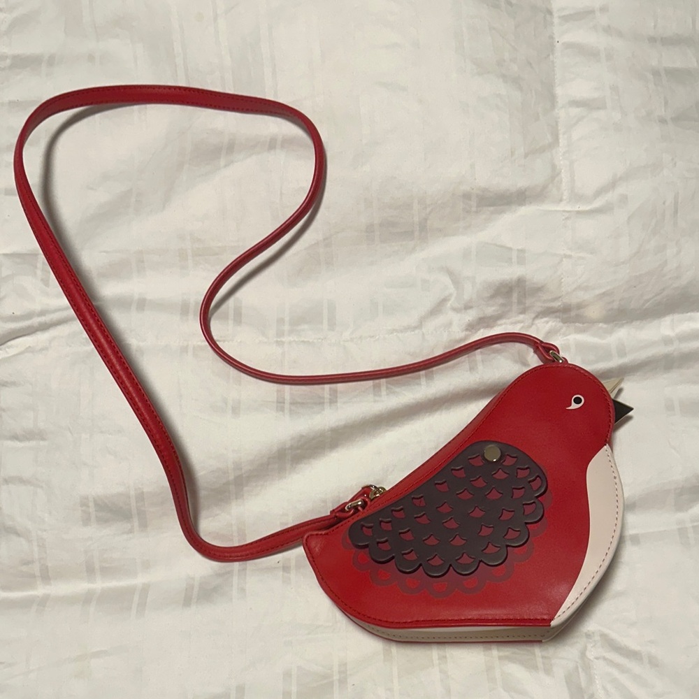 Kate Spade Red Bird Crossbody Bag 🐦